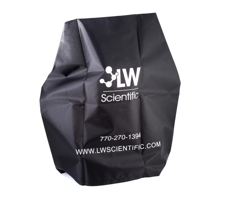 Cover for Microscope Black Nylon Dust Cover .. .  .  